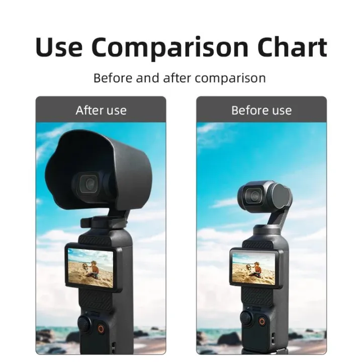BRDRC%20Lens%20Sun%20Hood%20for%20DJI%20Osmo%20Pocket%203,Lens%20Protective%20Cover%20Prevent%20Glare%20Handheld%20Gimbal%20Camera%20Accessories%20-%20Image%204