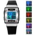 Children's Watch Waterproof LED Alarm Chronograph Sport Digital Watches Kids Fashion Square Electronic Wristwatch For Girls Boys.