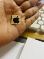 Apple Logo metal Sticker 1 / Premium Rose Gold / Vinyl cut-out, Matte silver 1 pieces.