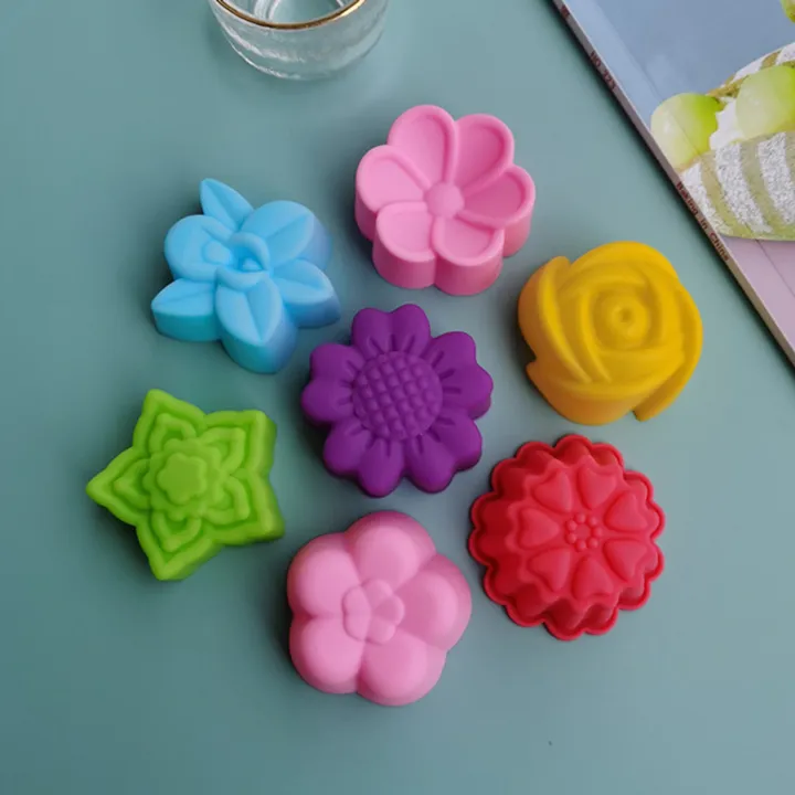 6pcs%20Muffin%20Silicone%20Cake%20Mold%20Flower%20Shape%20Cupcake%20Cup%20Reusable%20Baking%20ToolLivest%20-%20Image%203