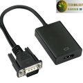 VGA to HDMI Converter with Audio. 