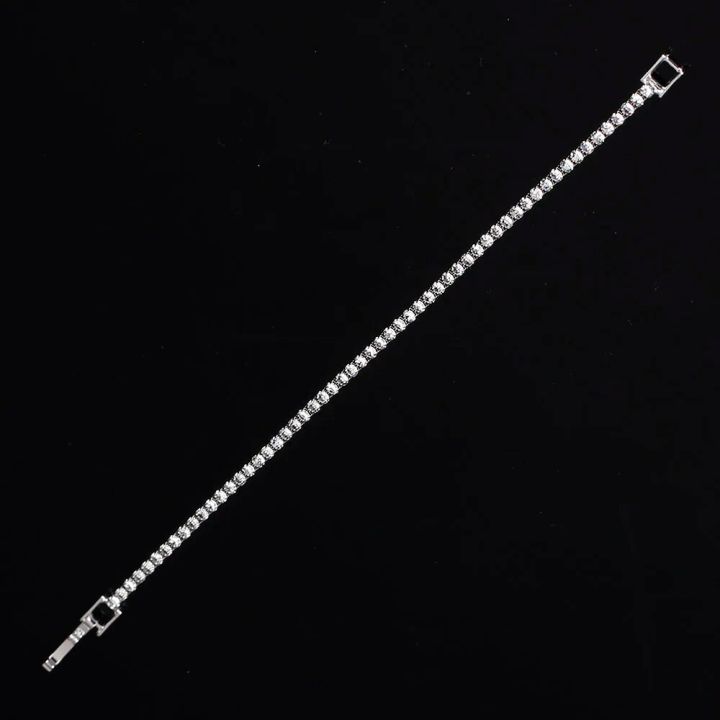 TREAZY%20Silver%20Color%20Simple%20Crystal%20Bridal%20Jewelry%20Sets%20Long%20Drop%20Necklace%20Earrings%20Bracelet%20Set%20for%20Women%20Wedding%20Jewelry%20Sets%20-%20Image%204