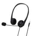 USB Wired Over-ear Headphones 3.5mm Wired Business Headset 3D Surround Sound Wired Earphone with Microphone for Call Center, Truck Driver, Skype, Study. 