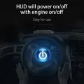 Car HUD Display, HUD Head Up Display High Definition Speedometer Car Safe Driving Computer Speed and Voltage Alarm for All Vehicles, 3D Reflection Display. 