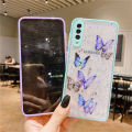 Colorized Butterfly for Samsung A50 Phone case a32/a42/a52 Soft Silicone a72/M12/S21u Protective Sleeve. 