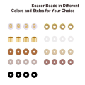 Clay Beads Bracelets for Women, Bracelet Making Kit Gold A.