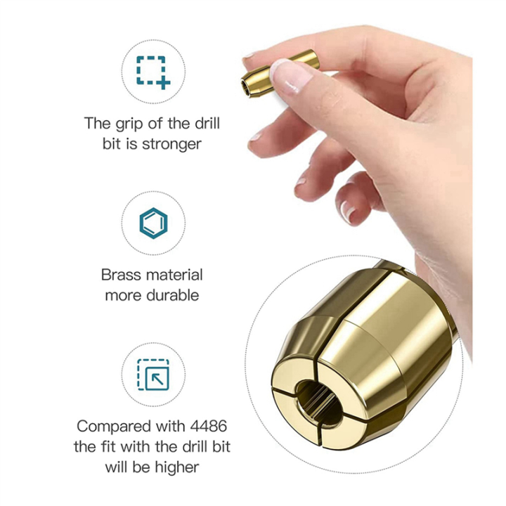 2X%20Drill%20Chuck%20Collet%20Set%20for%20,1/32Inch%20to%201/8Inch%20Replacement%204486%20Keyless%20Bit%20with%20Rotary%20Drill%20Nut%20Set%20-%20Image%207