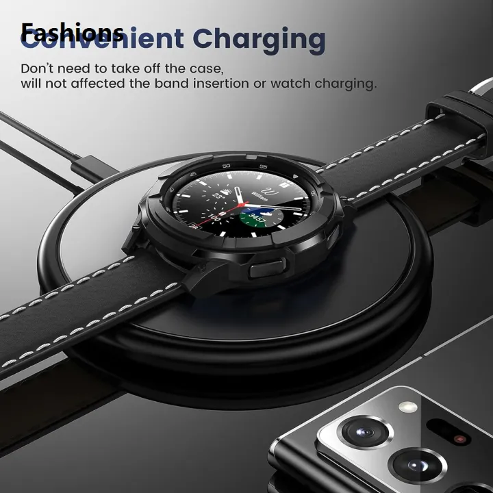 Fashions%20For%20Samsung%20Galaxy%20Watch6%20Classic%2047mm%2043mm%20Case%20TPU%20Bumper%20Bezel%20Ring%20Cover%20Galaxy%20Watch%206%20Classic%2047%2043%20mm%20Screen%20Protector%20-%20Image%204