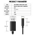 USB to 3.5mm Jack Audio Adapter with 3.5mm Headphone and Microphone Jack for Windows, for , for , for PC/Laptops. 