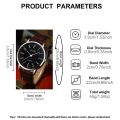 4PCS Set Fashion Mens Bracelet Watches Men Business Quartz Wrist Watch Male Spors Casual Leather Watch Reloj Hombre. 