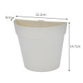 Indoor Outdoor Plastic Nordic Flower Pot Hanging Planter Wall Mounted Succulent. 