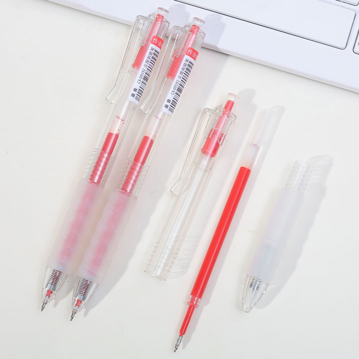 1/3Pcs%20Retractable%20Gel%20Pens%20Black%20Red%20Blue%20Ink%200.5mm%20Ballpoint%20Office%20School%20Supplies%20Stationery%20-%20Image%206