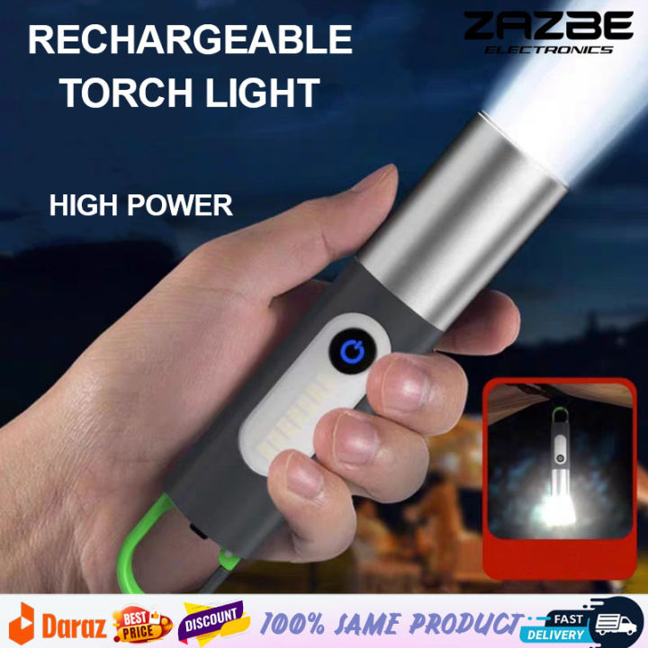 Torch Light Rechargeable Torch Light USB Rechargeable Multifunctional ...
