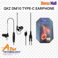 QKZ DM10 TypeC earphone loud wired base.. 