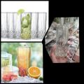 Everyday Use good quality strong crystal clear unique design Heavy 350 Ml Drinking Water glass set 6 pcs.