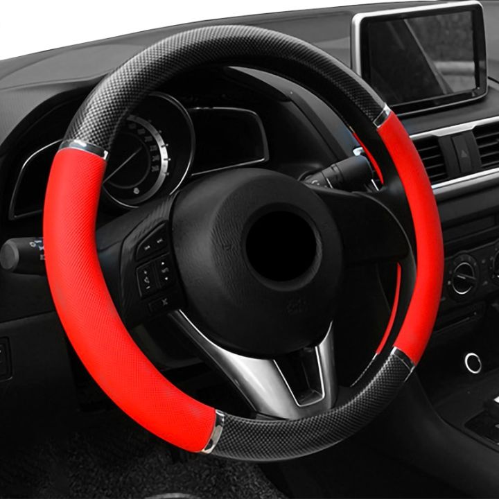 %E3%80%90Alizeker%20Mall%E3%80%91Steering%20Wheel%20Racing%20Sport%20Fiber%20Style%20for%20Car%2014-15%20inch%20cm%20Steering%20Wheel%20Universal%20Accessories%20-%20Image%204