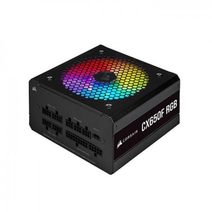CORSAIR CX650F RGB 650 Watt 80 PLUS BRONZE Certified Modular RGB Power Supply