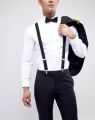 Black Colour Suspender For Men - Belt For Men.