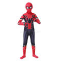 Superhero Spiderman Costume Bodysuit for Kids Spandex Zentai Halloween Cosplay Far From Home Spider Man Jumpsuit Headgear Suits.