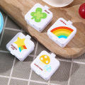 【Limited Quantity】 1/4Pcs Mini Square Portable Sauce Bottle Bento Sub-Bottling Plastic Sauce Boxes Dounp. 