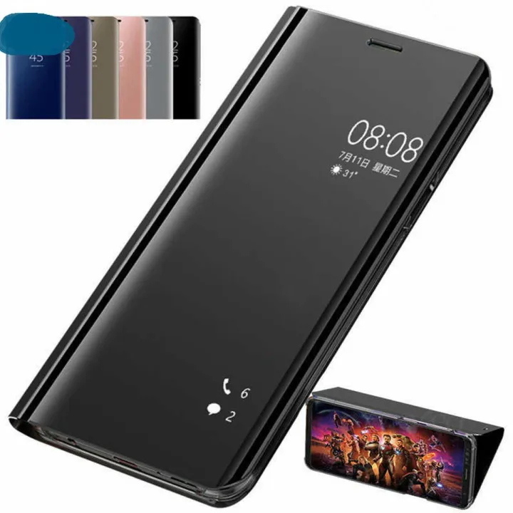 Flip Mirror Case For Samsung Galaxy S7 EDGE Clear View Mirror Stand Flip Cover