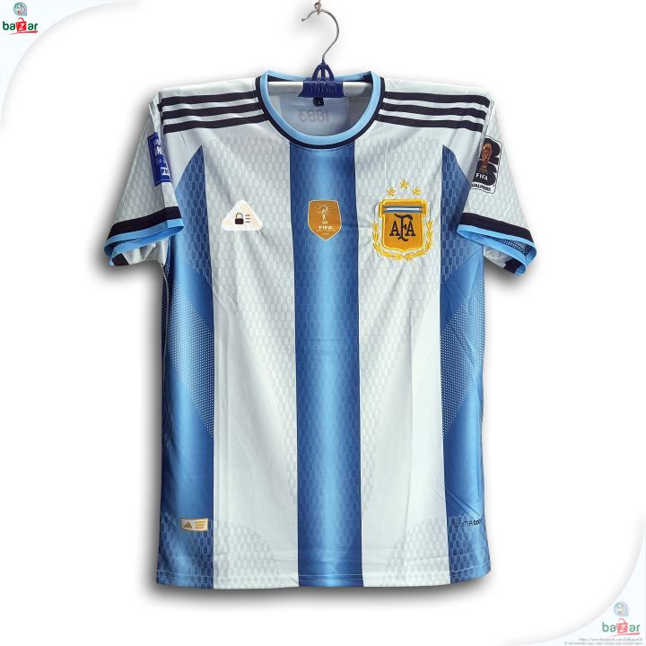 Argentina World Cup Jersey 2026 Thai Premium Football Jersey For Men - Half Sleeve T Shirt - Argentina Jersey 2026