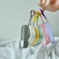 Card Size Hand Sanitizer Silicone Sleeve Cover Holder Pocket Size Spray Bottle Bag Hanger.