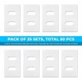 Vertical Blind Repair Tabs-25 Sets Clear Vertical Blind Repair Tabs Vane Saver Self Adhesive Vertical Blinds Repair Kit.