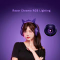 Original Razer Pokemon Gengar Edition RGB Kraken V3 X Wired USB Gaming Headset - TriForce 40mm Drivers - HyperClear Cardioid Mic.