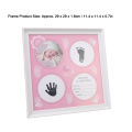 Baby Handprint Footprint Kit, Plastic Density Board Baby Print Frame Kit for Wall for Newborns. 