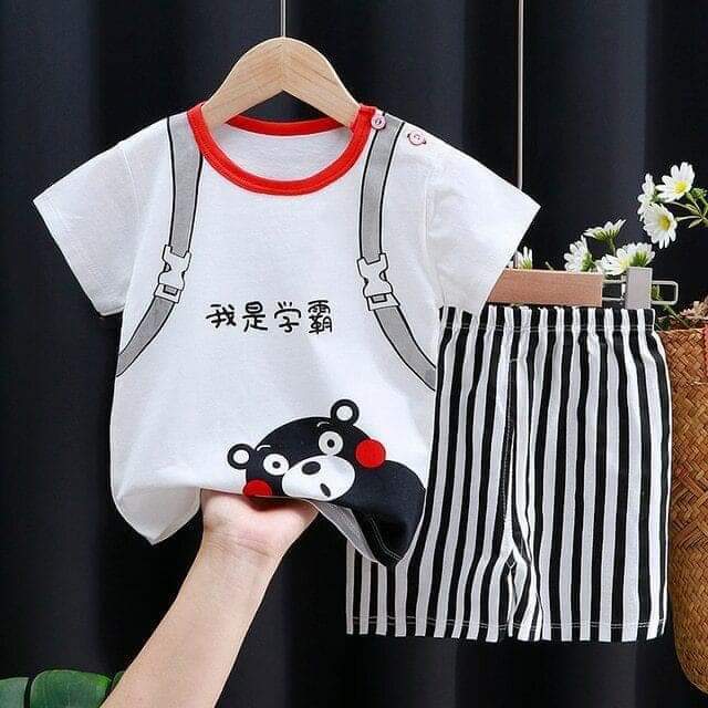 Baby%20Boy%20%20Summer%20Short%20Sleeve%20T-shirt%20Tee%20Shorts%202%20Pcs%20Outfits%20Set%20used%20children%20baby%20comfortable%20T-shirt%20and%20pant%20(%20-%20Image%208