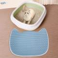 Cat Litter Mat, Double Layers Litter Trapping Mat, Durable Waterproof Scratch Resistant Large Blue. 