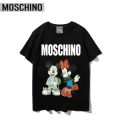 2020 New ins fashion Moschino short-sleeved T-shirt men and women couple pure cotton loose-fitting p. 