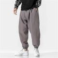 Soft & Breathable Men's Harem Trousers - Ideal for Hot Summer Days. 