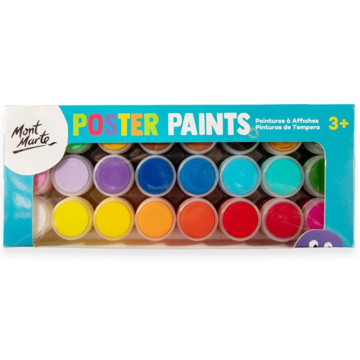 Mont Marte Poster Paint Set 24pc x 20ml