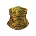 Maskyou Fashionable Caution Neck Gaiter.