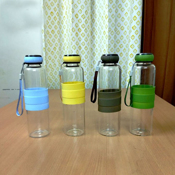 Glass Water Bottle 500Ml - Enjoy Clean And Fresh Water With This Glass Water Bottle
