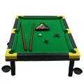 Billiards Snooker Game Table with Full Set of Billiard Balls, 2 Cues, Triangle Family Game for Kids.