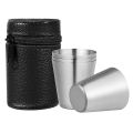 Shot Cups Stainless Steel Glasses Metal Drinking Cup Silver Bulk Camping Aluminum Home Portable 30Ml Espresso Travel.