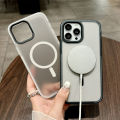 HODON Luxury Matte Clear Candy Magnetic for Magsafe Case For iPhone 17 16 15 14 13 12 11 Pro Max 14 15 16 Plus Cases Translucent Wireless Charging Armor Hard Phone Cover. 
