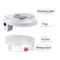 Upgraded Version USB Flytrap Automatic Pest Catcher Fly Killer Electric Fly Trap Device Insect Pest Reject Control Catcher（white）. 