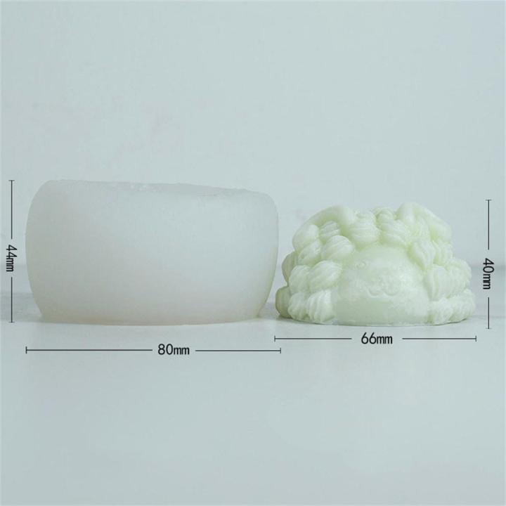 3D Sheep Candle Silicone Mold Handmade Aromatherapy Candle Mold DIY Baking Molds Plaster Soap Mould Christmas Gifts Decoration