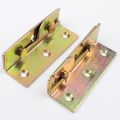 NXFDSIOZ Bed Rail Bracket - Bed Rail Fittings - Heavy Duty Non-Mortise - Set of 8 (Screws Included). 