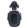 1 Pair Safety Helmet Ear Muff Noise Reduction Helmet Hard Hat Hearing Protection Earmuff for Construction Site. 