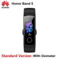 Huawei Honor Band 5 Smart Wristband With Oximeter AMOLED Touch Color Screen Swim Posture Detect 5ATM Waterproof - Global Version.