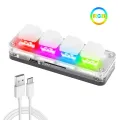 Programming Macro Keyboard 3/6/9/12 Key USB Custom Knob 1/2 Knob Copy Paste Photoshop Hotswap Keypad Gaming Keyboard. 