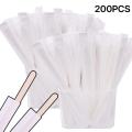 100/200Pcs 14cm Disposable Stir Sticks Single Packaged Coffee Wood Coffee Stirrer Cafe Shop Supplies Kitchen Accessory. 