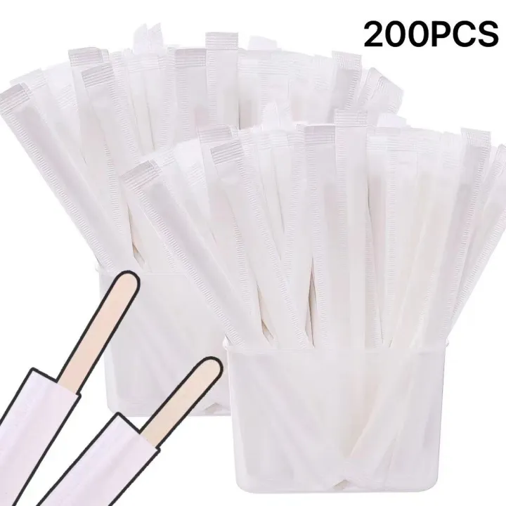 100/200Pcs%2014cm%20Disposable%20Stir%20Sticks%20Single%20Packaged%20Coffee%20Wood%20Coffee%20Stirrer%20Cafe%20Shop%20Supplies%20Kitchen%20Accessory%20-%20Image%209