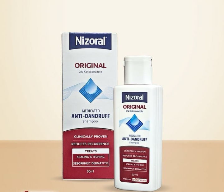 International Thailand Product Nizoral Original 2% Ketoconazole Medicated Anti-Dandruff Shampoo 100ml