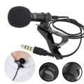 U-1 Microphone 3.5mm Jack Tie Clip-on Lapel Microphone for Mobile Phone. 